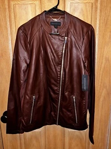 Worthington NEW Y2K Women’s Jacket Large Brown Rayon JC Penney Retail $125 - Picture 1 of 10