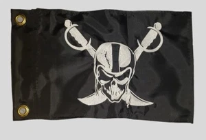 Custom RAIDERS NATION Safety Flag ATV UTV TRUCK SAILBOAT Golf Cart Kayak - Picture 1 of 4