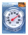 TAYLOR 6" Indoor Outdoor Round Dial Thermometer w/ Mounting Bracket #5630