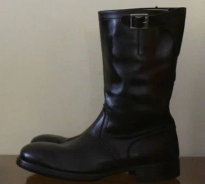 Botas de cuero negro Gianni Versace para hombre talla 9,5 - Imagen 1 de 12