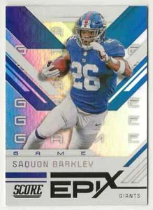 2019 Score Epix Game Saquon Barkley Giants #EG-8 - Picture 1 of 2