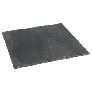 Servierplatte Schiefer anthrazit 30x30 cm Servierteller Dekoration Deko Loft - Bild 1 von 5