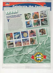 Complete Set Sealed NIB Celebrate the Century 10 sheets Stamps Collecting USPS - Picture 1 of 11