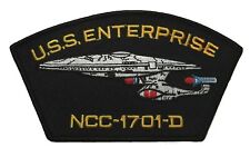 USS Enterprise Patch (6 inch) Star Trek Iron/Sew-on Badge U.S.S. Star Ship Gift