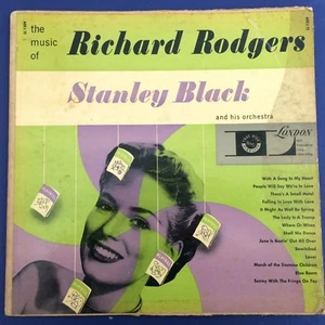 MUSICAL LP-Stanley Black-THE MUSIC OF RICHARD RODGERS- LONDON 12'' Original RARE - Foto 1 di 4