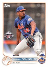 2022 Topps Pro Debut #PD160 Robert Dominguez RC Rookie Card New York Mets 💎⚾💎