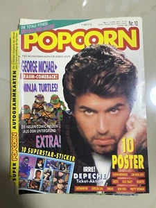 Popcorn 10/1990,George Michael,PRINCE,Ninja Turtles, Depeche,Popcorn Zeitschrift - Bild 1 von 1