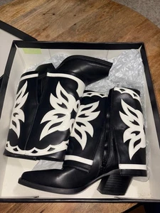 I.N.C. International Concepts Women's Black Jadiza Fold-Over Boots Shoe Size 6m - Picture 1 of 5