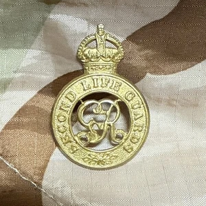 Original WW1 British Army Second Life Guards Cap Badge George V - Picture 1 of 2