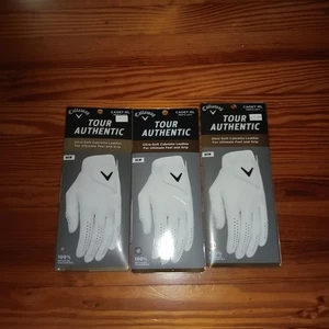 3 nuovi guanti da golf Callaway Tour in vera pelle Cadetto ML sinistro per giocatori RH - Foto 1 di 1