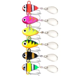 Fishing Tackle Tail Spinners Fishing Lures Fishing Spoon Jigging Baits with Hook - Picture 1 of 14