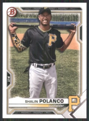 2021 Bowman Draft #BD-176 Shalin Polanco Pittsburgh Pirates 50573 - Image 1 of 2