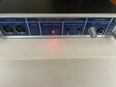 RME - Hammerfall DSP Multiface II ADAT SPDIF MIDI 96 kHz Multichannel Interface - Image 1 of 4