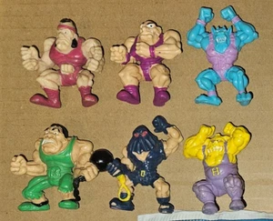 6x Monster in my Pocket Bulgarian Wresters rare figures lot - Picture 1 of 3