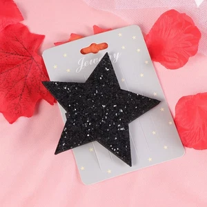 Fashion Simple Hair Clips Sequin Star Shaped Hair Barrettes Bobby Pin Hair for - Picture 1 of 11