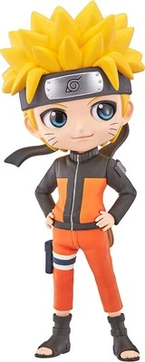 NARUTO SHIPPUDEN Figura 14cm Versione A LUCIDA Qposket ORIGINALE Banpresto - Immagine 1 di 2