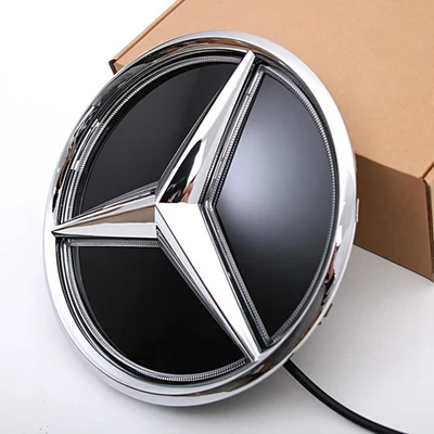 Front Grille Emblem Mirror Badge LED Logo Fit For 19-21 Mercedes Benz W177 W205 Foto 1 de 4