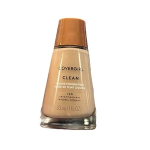 COVERGIRL CLEAN NORMAL SKIN LIQUID FOUNDATION 120 Creamy Natural NEW - Picture 1 of 8