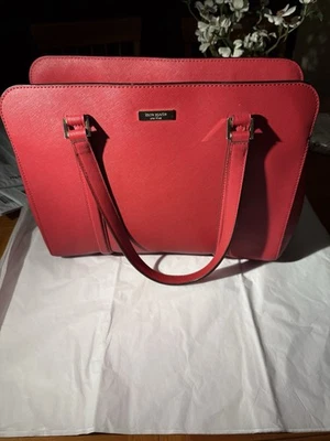 Kate Spade Red Leather Purse - Image 1 of 4