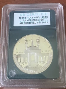 1984-S Olympics Commemorative Silver Dollar DCAM - Picture 1 of 2