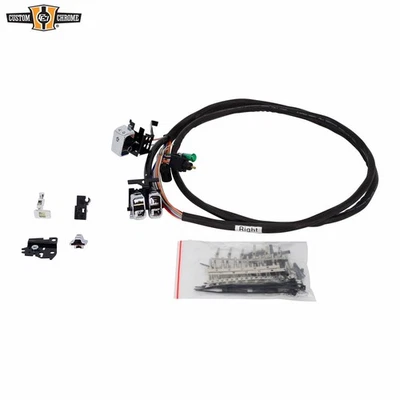 Chrome Handlebar Switch Harness Kit Fit For Harley Touring W/ Cruise 1996-2013 - Image 1 of 4