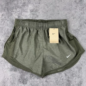 Nike Tempo Dri-Fit Shorts Womens Small Green Running Shorts Lined New With Tags - Picture 1 of 11