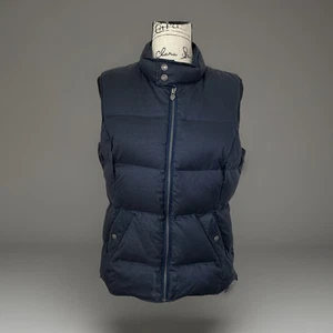 Ariat Caswell Vest Womens Medium Navy Blue Puffer Sleeveless Full Zip - Picture 1 of 7