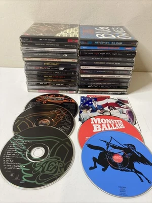 32 CD Lot Hair Glam Metal - Guns N Roses Bon Jovi Kiss Halen Warrant AC/DC Def Foto 1 de 4