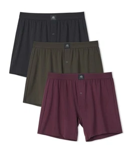 Combed Cotton Boxers for Men Loose Fit Men's Underwear Soft Men's Boxer Short... - Picture 1 of 6