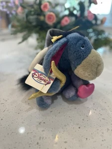 Disney Store Cupid Eeyore Plush 10" Stuffed Animal, Winnie The Pooh, Great Shape - Picture 1 of 9