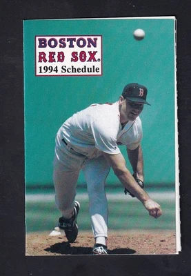 Boston Red Sox Roger Clemens 1994 calendario de bolsillo parada N tienda Foto 1 de 2