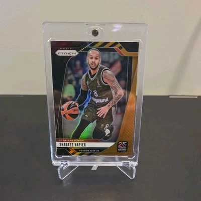 shabazz napier euroleague panini sports card.sports trading cards 4/5 - Imagem 1 de 2