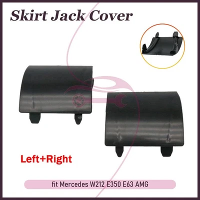 Cubierta de gato de faldón delantero izquierda + derecha para Mercedes-Benz E250 E350 E400 E550 E63 AMG Foto 1 de 4
