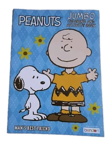 Peanuts Jumbo Coloring Book Snoopy, Charlie Brown Tear/Share pages New Free ship - Bild 1 von 7