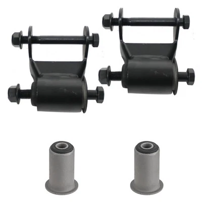 Rear Leaf Spring Shackles and forward eye bushings for Chevy Truck GMC Jimmy - Image 1 of 4