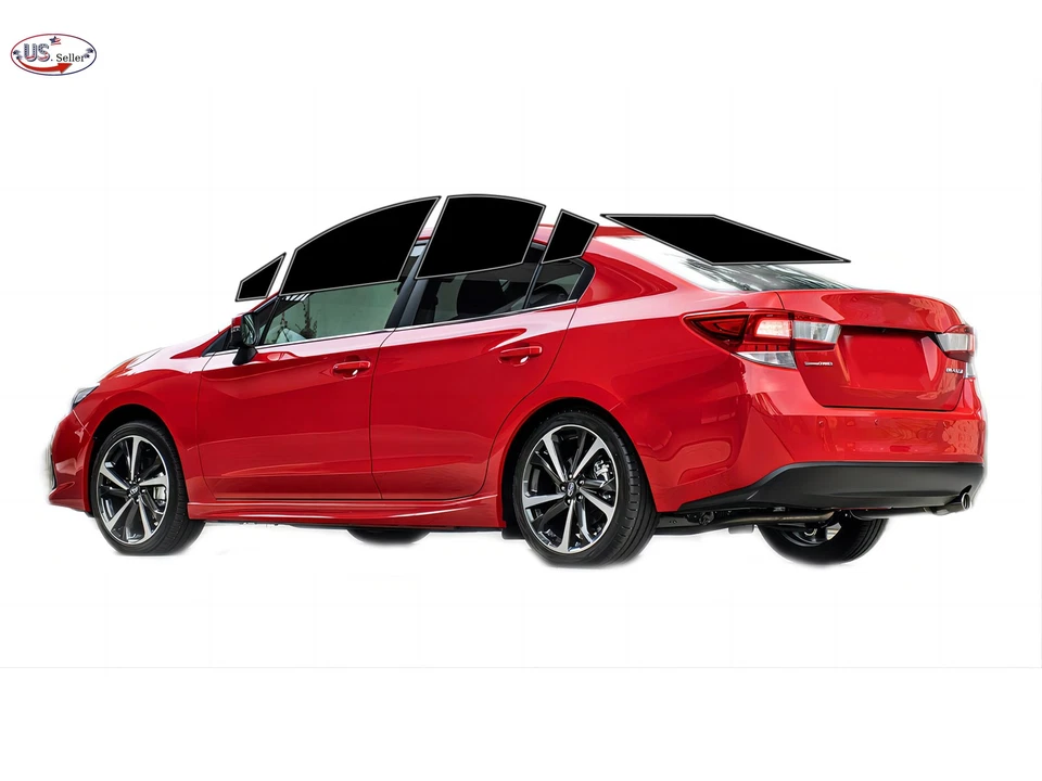 Kit de película de tinte de ventana de 2 capas precortada personalizada computarizada para Subaru Impreza sedán Foto 1 de 4