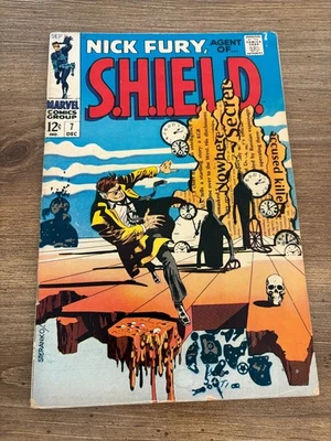 Nick Fury Agent Of Shield # 7 FN- Marvel Silver Age Comic Book 7 J354 - Image 1 of 2