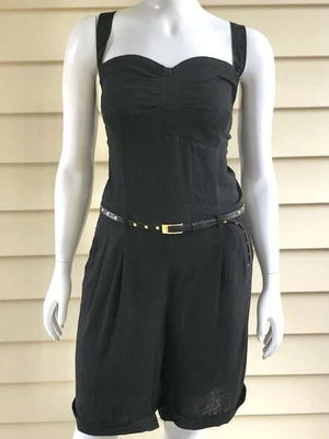 Mameluco de lino vintage talla grande Baby Phat Jean Co. con cinturón nuevo sin etiquetas Foto 1 de 4