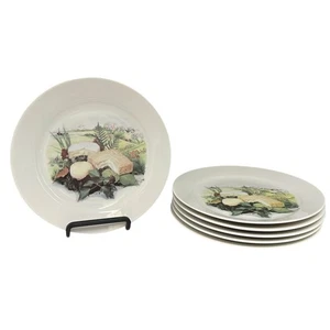6 Vintage French “Les Fromages” Cheese Plates – Porcelain Cheese Plate Set - Picture 1 of 10