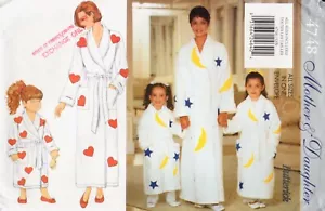 Batas para niños y misses patrón de costura Butterick 4748 NUEVO - Imagen 1 de 2