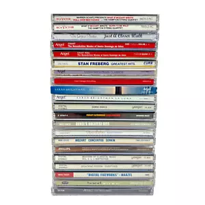 Classical Music 21 CD's Lot Opera Musicals Show Tunes Vocal Spiritual Comedy - Imagen 1 de 24