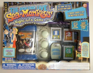 THE AMAZING LIVE SEA- MONKEYS NIGHT-LIFE GEMS VTG TOY SEALED IN BOX 2011 - Picture 1 of 7