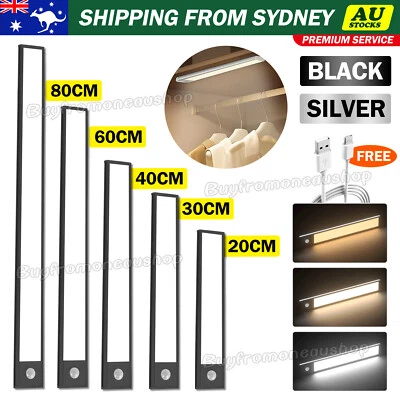 Magnetic/Led Motion Sensor Under Closet Dimmable Light Rechargeable Cabinet Lamp - image 1 of 4