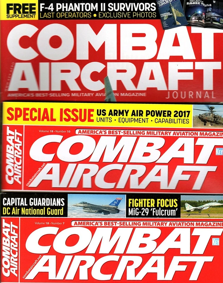 Combat Aircraft Magazine Back Issue Selection Various Years - Image 1 of 1