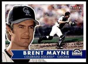 2001 Fleer Tradition Brent Mayne Baseball Cards #168