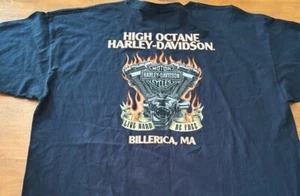 Harley-Davidson Shirt Mens SZ XXL Black Billerica, Mass High Octane H-D NWT NEW - Picture 1 of 3