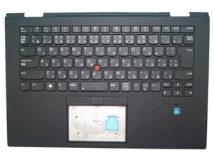 PalmRest&keyboard For Lenovo Thinkpad X1 YOGA 3rd Gen JP SM10M69919 Backlit USED - Picture 1 of 2