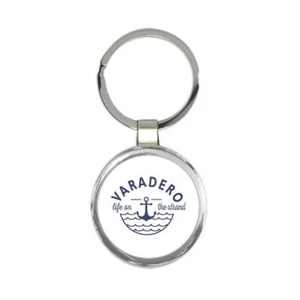 Gift Keychain : Varadero Life on the Strand Beach Travel Souvenir Cuba Made In - Picture 1 of 1