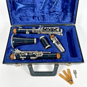 Evette Buffet Crampon Clarinet B12 W Germany with case and 3 Rico royal reeds - Picture 1 of 17