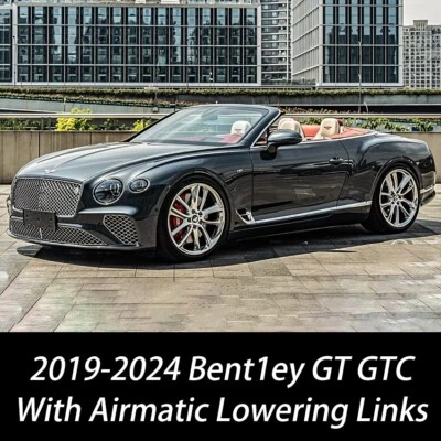 For 19-2024 Bentley Continental GT GTC Adjustable Suspension Lowering Links Rods - Image 1 of 4